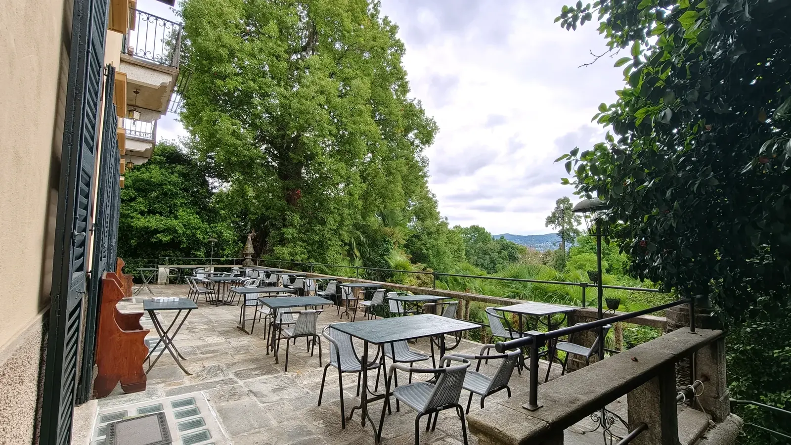 Terrazza di una struttura ricettiva valorizzata per la promozione digitale